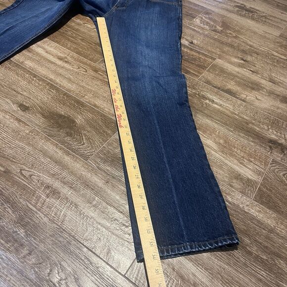 Cinch Jeans Mens 34x34 Silver Label Slim Fit Dark Stone Wash Rigid 002 Cowboy - Picture 10 of 11